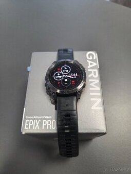 Garmin Epix Pro (2. generace), 47 mm, výborný stav, zakoupen