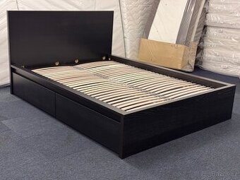 Postel 140x200 IKEA MALM + šuplíku