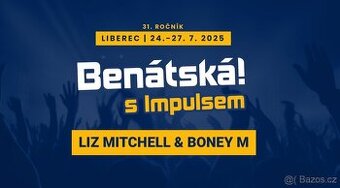 🎤 BENÁTSKÁ NOC – 4x CELOFESTIVALOVÝ VSTUP 🎶