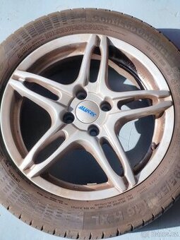 Kola Alutec 4x100 + pneu Continental letní 195/55 R16