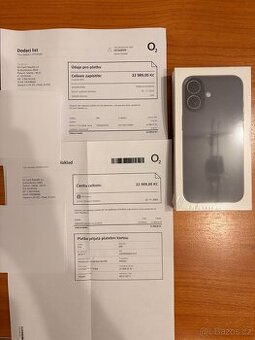 Apple iPhone 17 256GB černá, NOVÝ, NEROZBALENÝ, o2