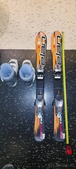 dětské sjezdové lyže 90 cm a boty