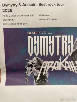 Dymytry + Arakain - Herálec 20.2.2026