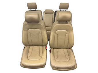 Sedačky béžová savana kůže Cricket Audi Q7 4L FL r.v. 2011