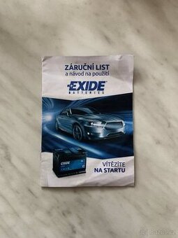 NOVÁ AUTOBATERIE EXIDE Premium EA530 53Ah/12V