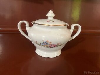 Cukřenka s pozlacenými lemy