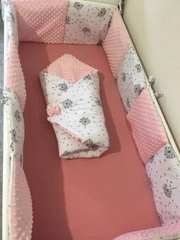 Používaná postýlka bílá 120 x 60 cm