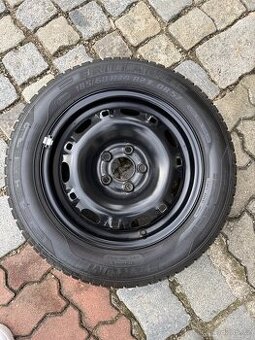 Prodám originál VW plechový disk R14 včetně pneumatiky