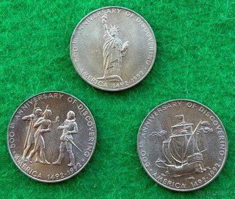 3x medaile Kryštof Kolumbus