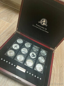 Sada krásných stříbrných (999/1000) mincí "Fabulous 12" 2010 - 1