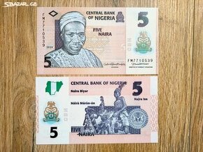 Nigérie - 5 naira - REZERVOVÁNO - 1