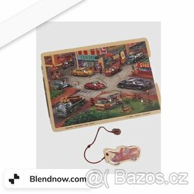 Dřevěné Vkládací puzzle doprava