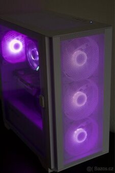 herní PC bílý design RGB|Ryzen5 3600X +GTX 1070 + 1TB SSD
