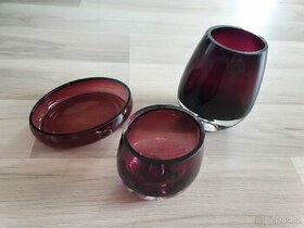 Dekoracni set / koupelnovy set - rucni vyroba, novy. - 1