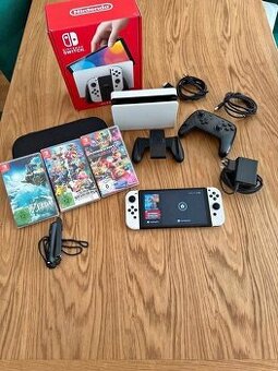 Nintendo SWITCH OLED + hry