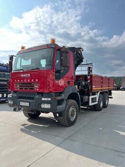 Iveco Trakker 260T35W 6x6/Hydraulická ruka Hiab 322EP-XS