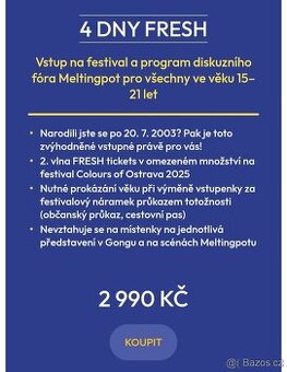 Colours of Ostrava fresh