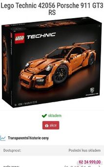 LEGO Technic 42056 Porsche 911 GT3 RS