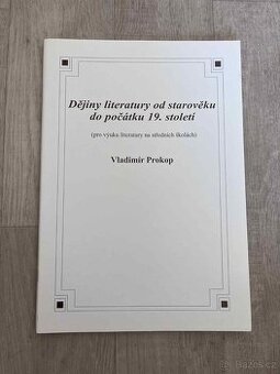 Dějiny literatury od starověku do počátku 19. století