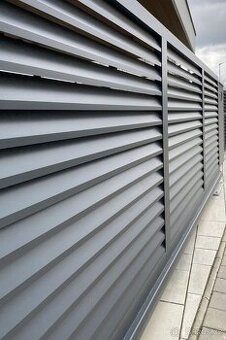 Samonosná brána 4,20M + výplň lamela ANTRACIT - VÝPRODEJ