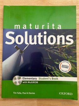Učebnice – angličtiny maturita Solutions (VELMI NÍZKÉ CENY)