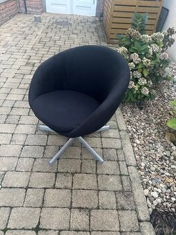 IKEA Skruvsta otočné křeslo černé