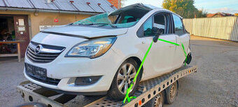 Prodám veškeré náhradní díly Opel Meriva B 1.4 Turbo 88kw