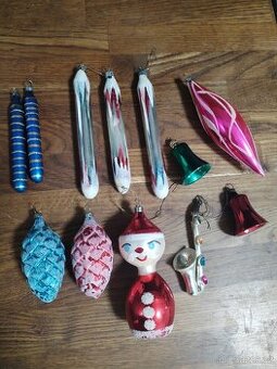 Retro ozdoby na stromeček.
