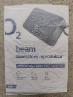 Bezdrátový reproduktor O2 beam - NOVÝ, nerozbalený