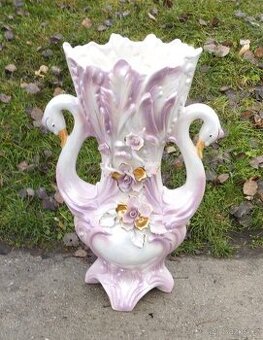 Starší velká porcelánová váza/amfóra 71 cm výška.