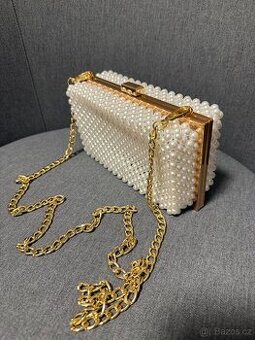 White Pearl Mini Clutch