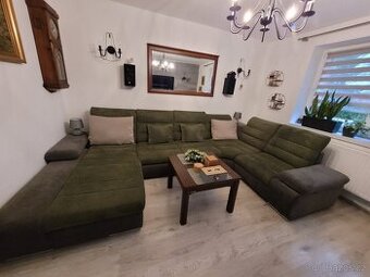 Rohová sedací souprava ve tvaru U