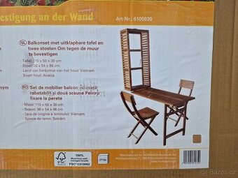 Novy balkonovy nabytek