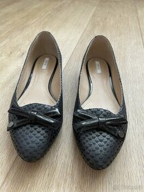 Kožené černé baleríny Geox, vel. 36