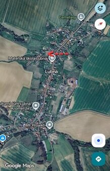 Pozemek Lubná, 1160m²