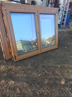 Plastová okna hnědá,dub