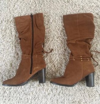 Kožené kozačky Tamaris vel 39 - nové