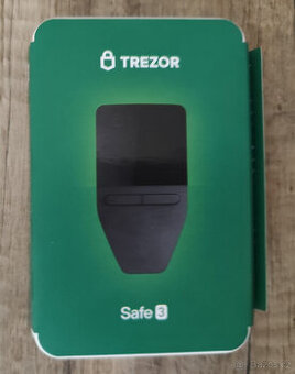Hardware peněženka Trezor Safe 3 - Cosmic Black, NOVÁ