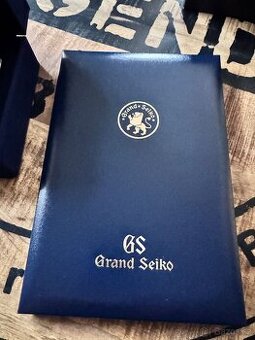 Grand Seiko box + papíry