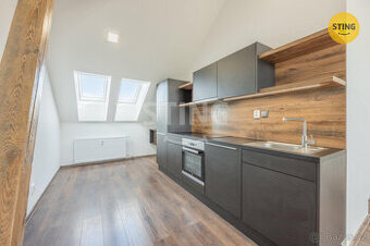 Atypický podkrovní byt 2+kk, 135300