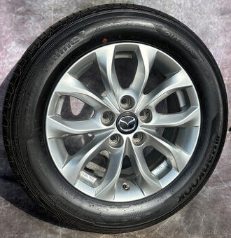 Originální Alu kola Mazda 3 205/60/16 letní 95%vzorek DOT24