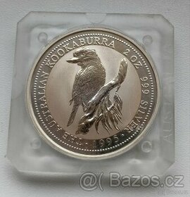 Kookaburra 2oz 1995 stříbrná investiční mince