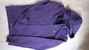 Tmavě vínová mikina zn. Lyle and Scott – vel. XS, s kapucí,