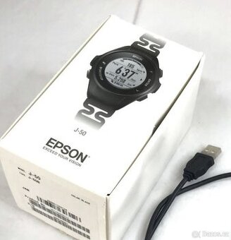 SEIKO Epson - hodinky J-50B Náramkové GPS funkční s krabicí
