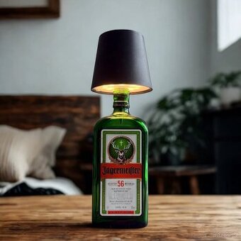 Designová lampa z lahve – originální světlo do bytu - 1