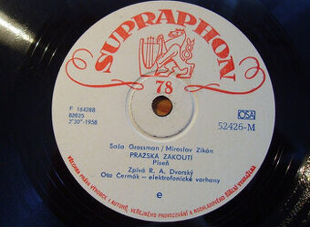 EP deska R.A.Dvorský 1958-Podzimní romance,Pražs.zákoutí/404