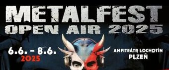 Koupím 2 listky na METALFEST v Plzni.