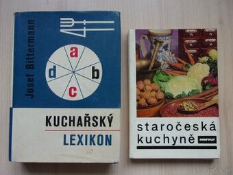 2x STARÁ KUCHAŘKA - KUCHAŘSKÝ LEXIKON, STAROČESKÁ KUCHYNĚ