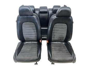 Sedačky černá kůže alcantara VW Passat B6 kombi r.v. 2010