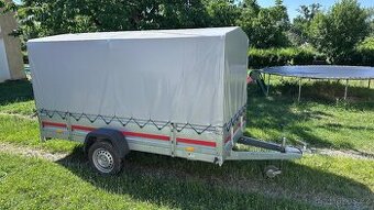 Téměř nový přívěsný vozík, 3 x 1,5 m